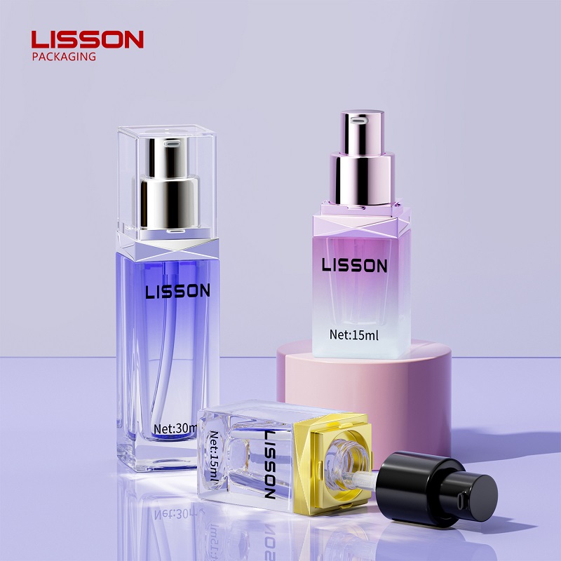 luxury glass serum bottles