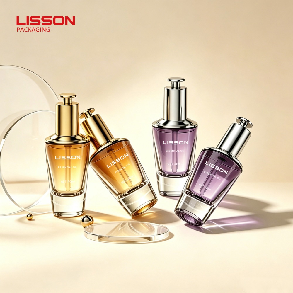 40ml Glass Dropper Bottle with Push Button