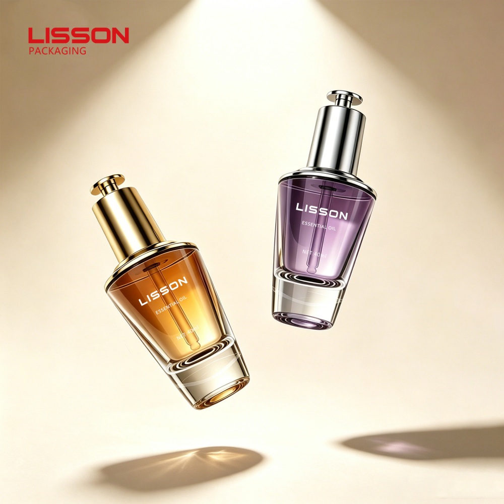 Glass Dropper Bottle with Push Button Glass Dropper Bottle with Push Button