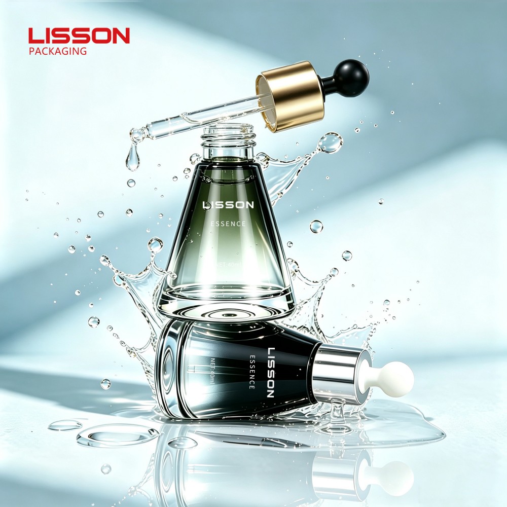 40ml Tapered Glass Essence Bottle with Dropper 40ml Tapered Glass Essence Bottle with Dropper