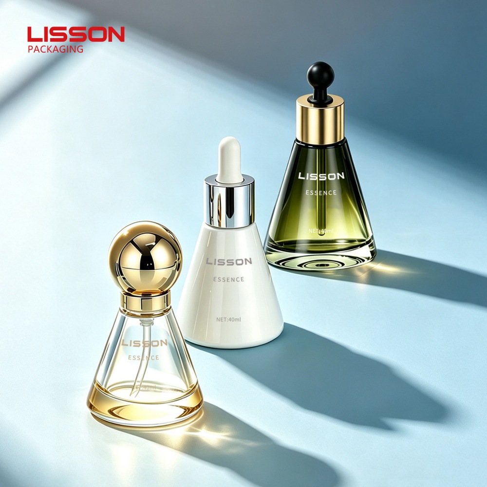 Luxury Glass Essence Bottle with Dropper Luxury Glass Essence Bottle with Dropper