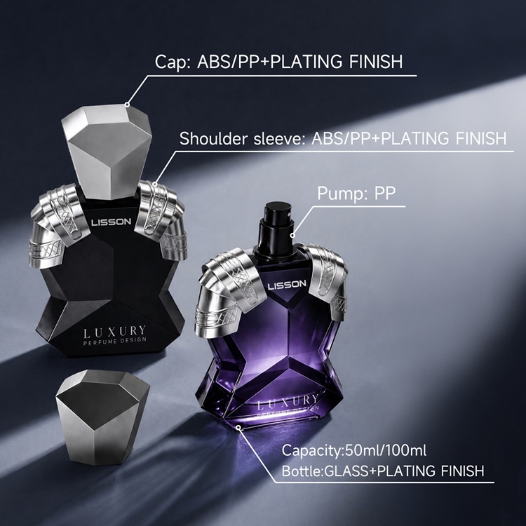 Luxury Plated Glass Fragrance Bottle