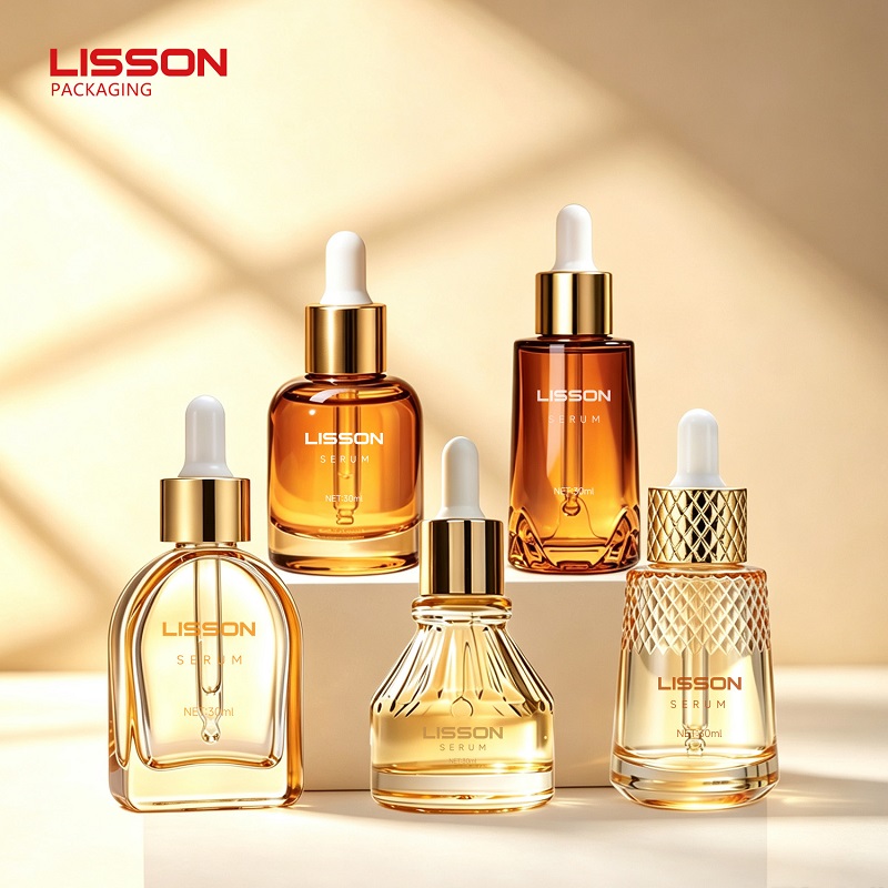 Luxury Glass Dropper Serum Bottle